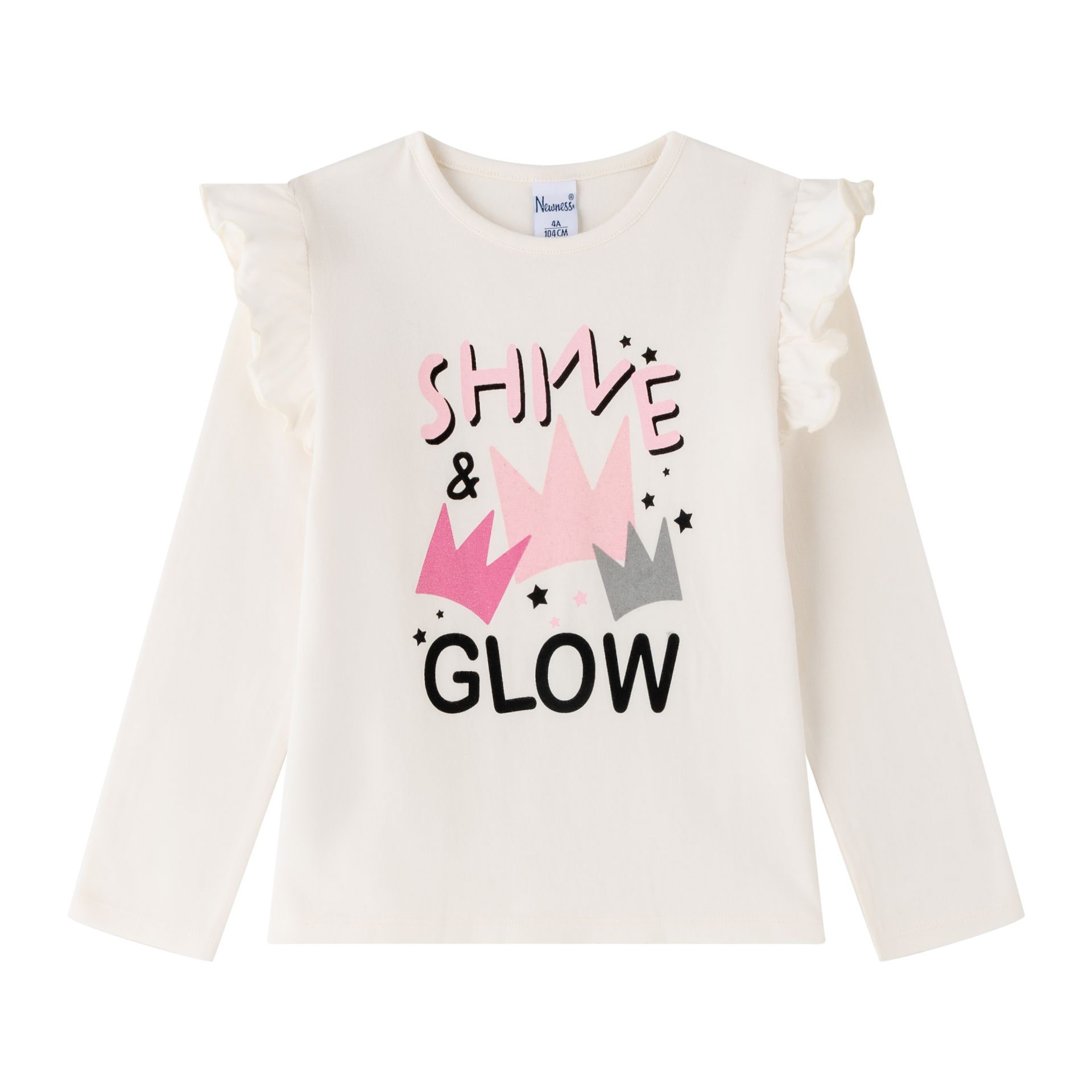 T-Shirt mit Print Shine Glow