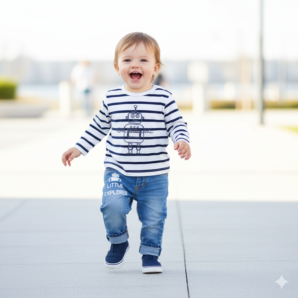 Langärmeliges T-Shirt Little 