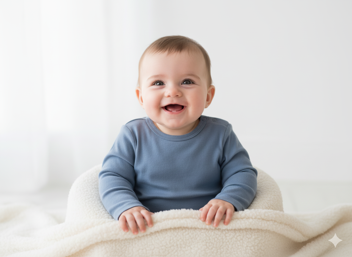 Bio-Baumwoll-Baby Langamrshirt 