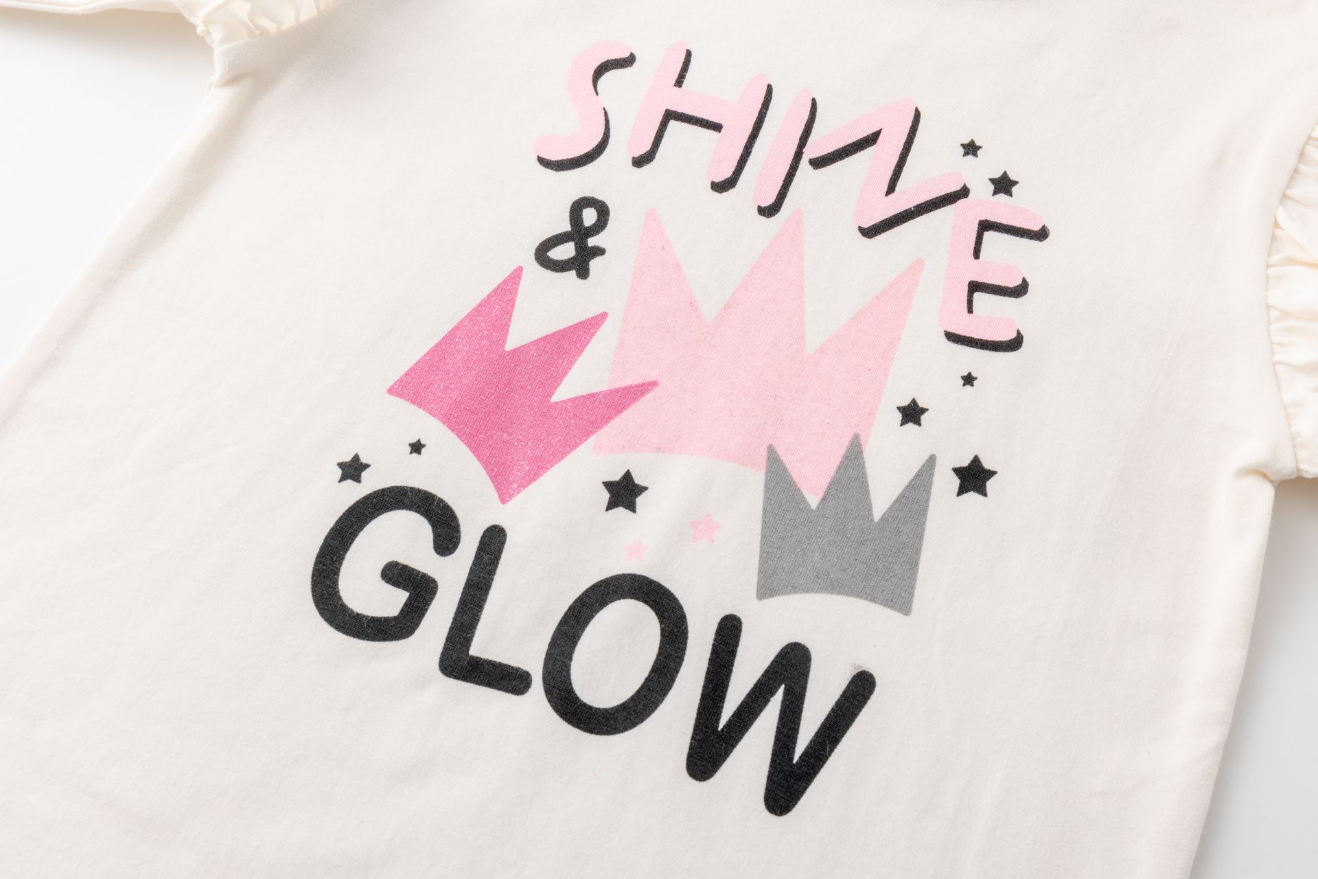 T-Shirt mit Print Shine Glow