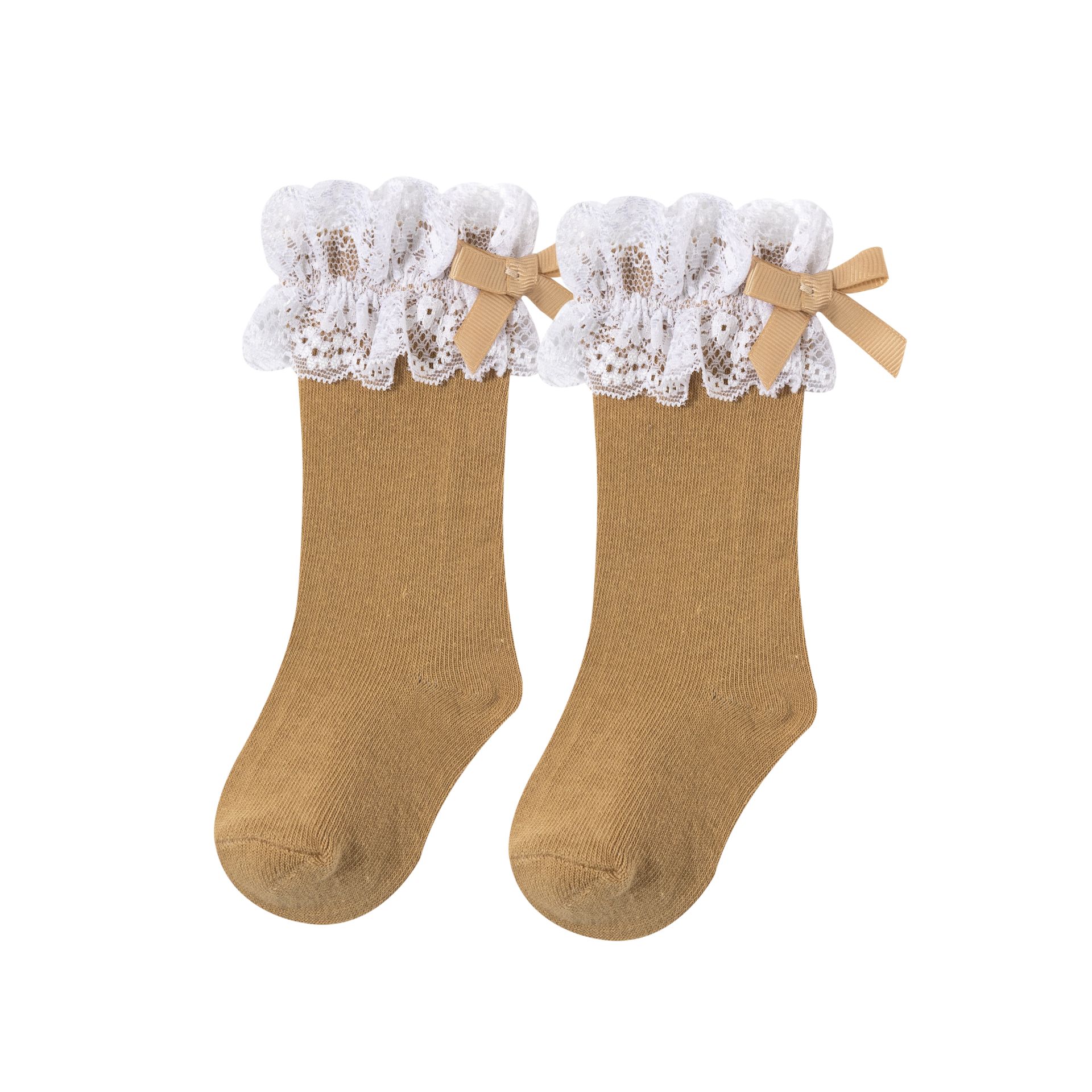 Spitze Socke Camel