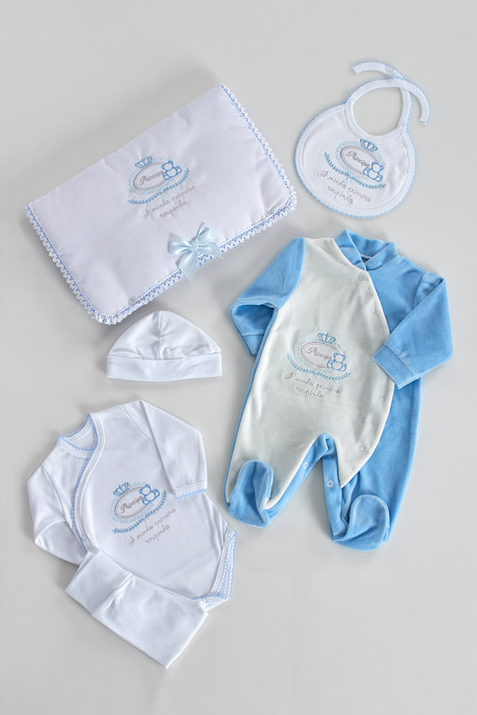 6-teiliges Baby-Set Prinz / Prinzessin 