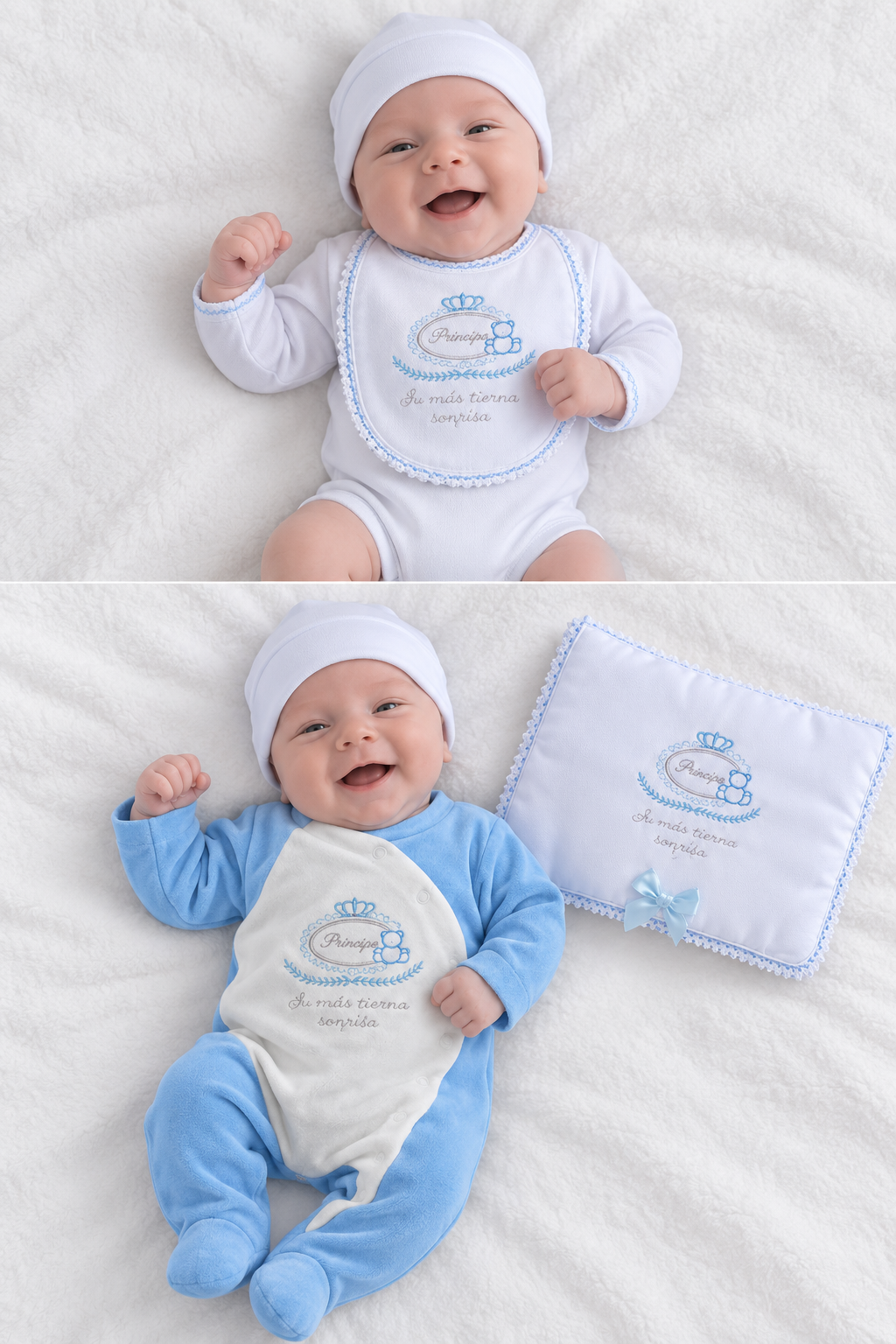 6-teiliges Baby-Set Prinz / Prinzessin 