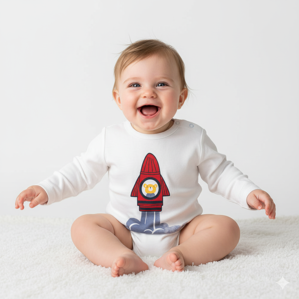 Langärmliges T-Shirt  Rakete