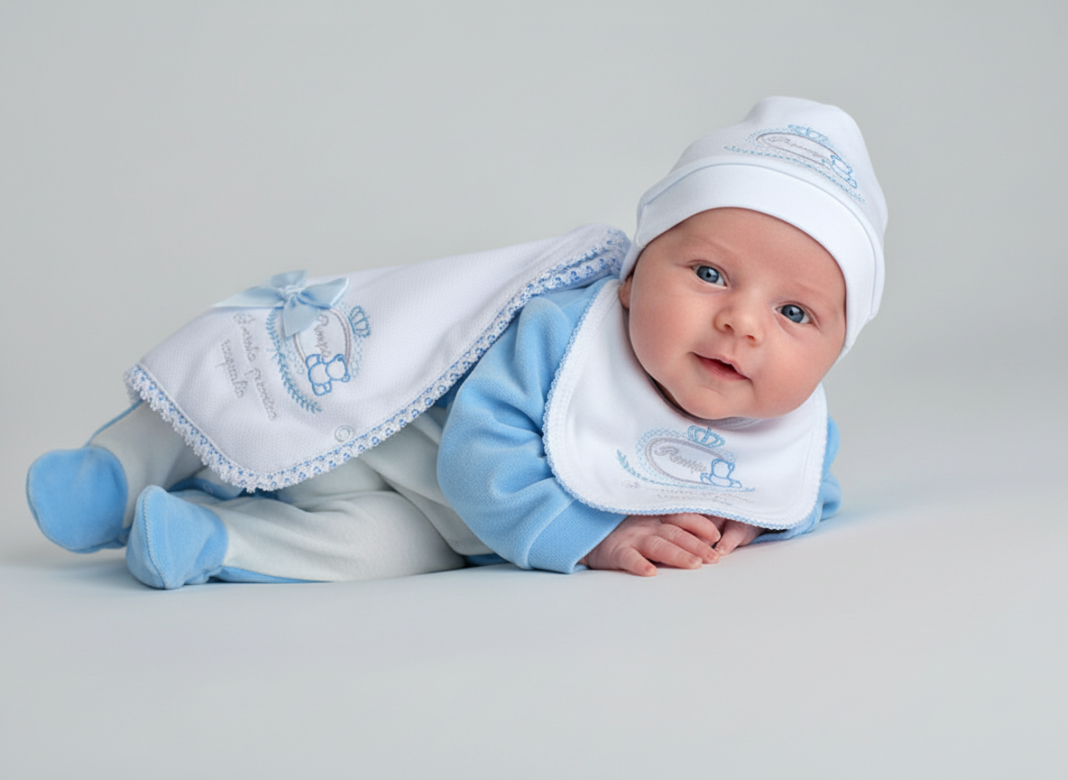 6-teiliges Baby-Set Prinz / Prinzessin 