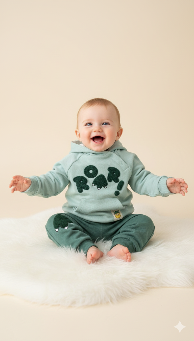 Set 2 tlg. bestehend aus einem Sweatshirt und einer sportlichen Hose